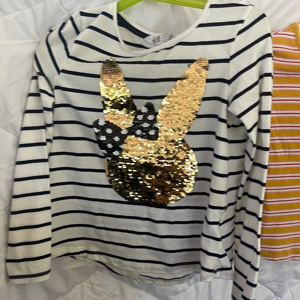 3 nice striped shirts for girls